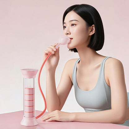 【M】Adjustable Diaphragm Breathing Dumbbell Trainer With Counter Abdominal Muscle Trainer Deep Breathing Exercise Lung Capacity