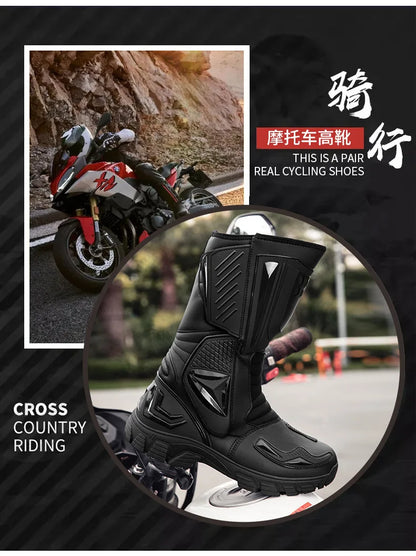 Motorcycle Shoes Riding Rider Motorcycle Boots Racing Travel Equipment Botas Para Moto Botas Moto Motorbike Boots Men