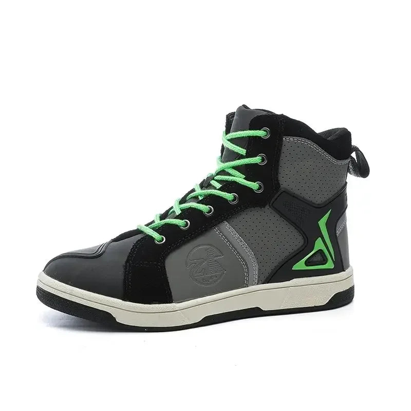 Outdoor Motorcycle Riding Shoes Anti Slip Go Kart Training Shoes Motorcycle Travel Off-road Shoes for Men Motocross Boots