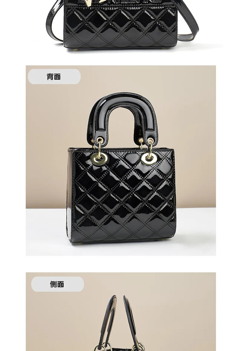 Patent Leather High Quality Female Handbags Luxury Designer Handbag Crossbody Bags Ladies Hand Shoulder Bags for Women Tote Bag