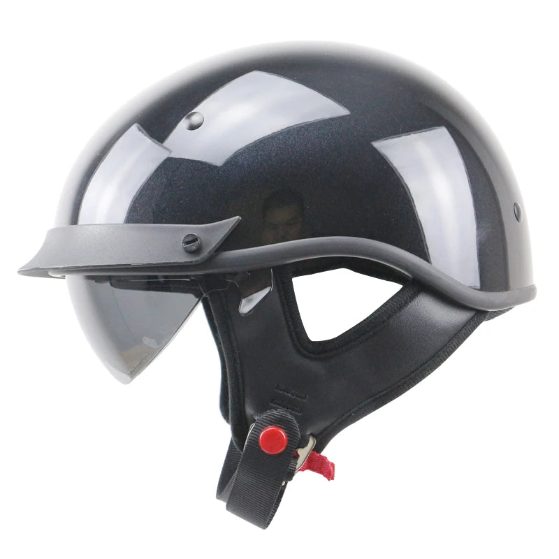 Top quality Chopper bike helmet professional DOT motorcycle helmet with internal sunglass Popular motorbike helmet