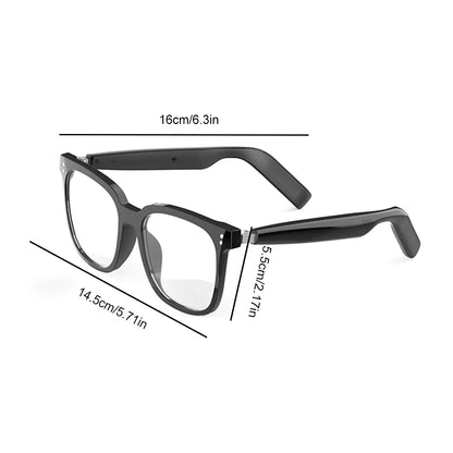 Intelligent Translator Glasses BT 5.4 Call Audio Music Call Sunglasses 144 Languages Polarized Lens Smart Glasses for Men Women