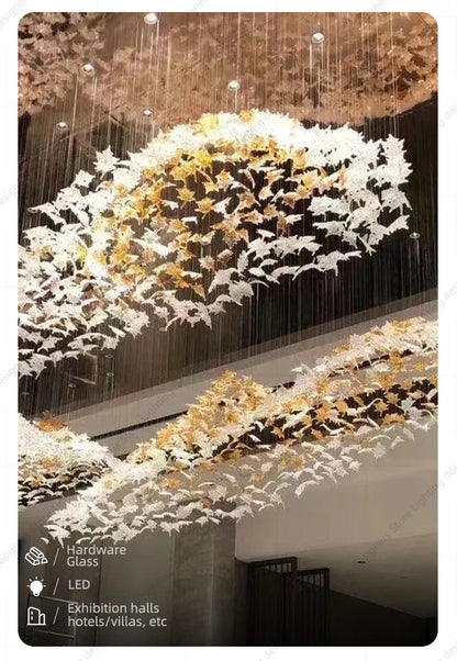 Customizable Luxury Chandeliers for Living Room Villas Hotel Decoration Pendant Light Dining Room Light Chandelier Hotel Lobby