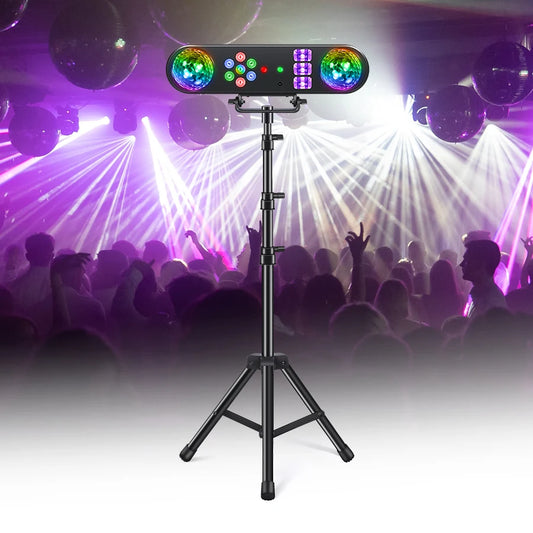 LED Effect Light Stage Lights DJ Lights 5In1 With Bag Color Magic ball Light LED Strobe for DJ Disco Music Pub Party Club Light
