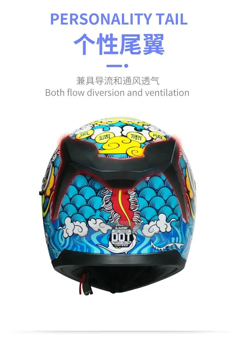 motorcycle helmet Casco Motorbike capacete Seasons Street Touring Motorcycle Helmet RED Black Adult Vespa DOT