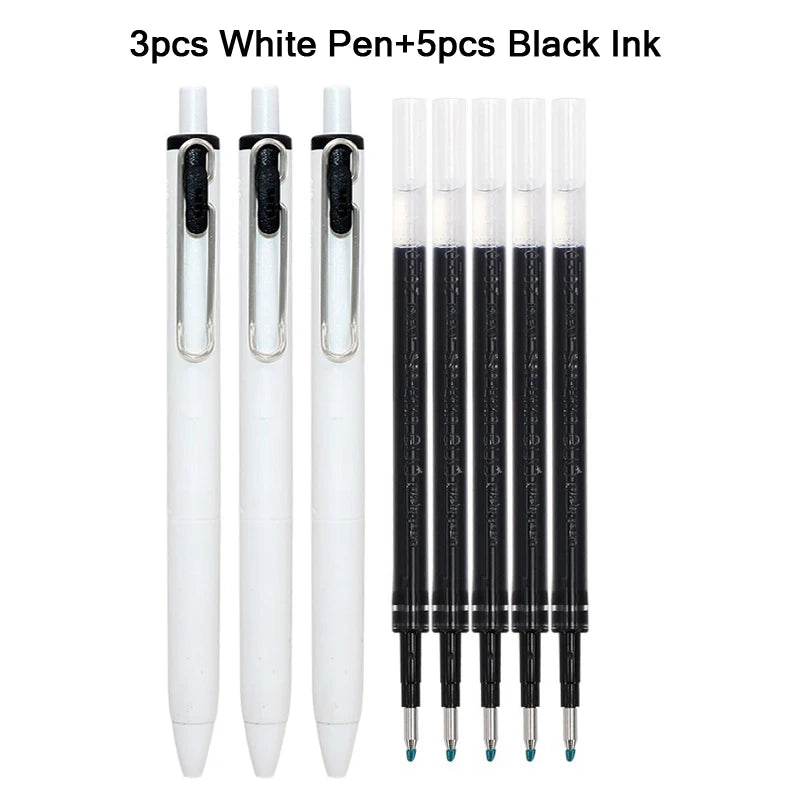 uni-ball one Mitsubishi Limted Gel Pen,Black/Red/Blue/Navy Blue Core Black Technology Signing Canetas for homework,test,meeting