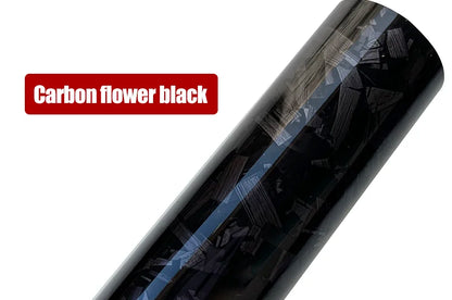 High Glossy Black Silver Red Forged Carbon Fiber Car Sticker on the Hood Adhesive Vinyl for Car Stickers Motorcycle Decal
