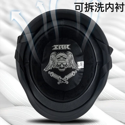 German Soldier Helmet Motorcycle for Harley Retro Half Helmet Motorcycle Helmet Summer 3C Certification Scoop Helmet Cruise Car