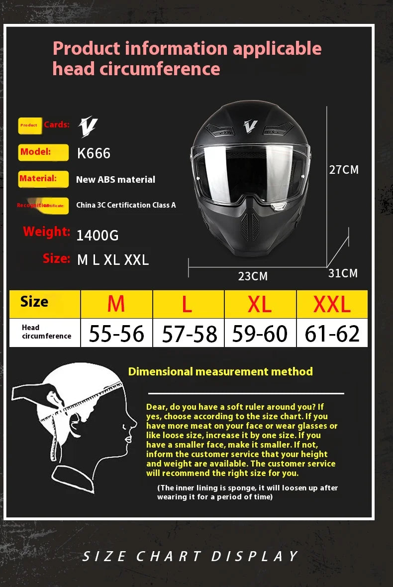 New Motorcycle Helmet DOT Approved  Full Face Racing Off-road Helmets Capacetes Men Cascos Para Moto for Harley Four Season