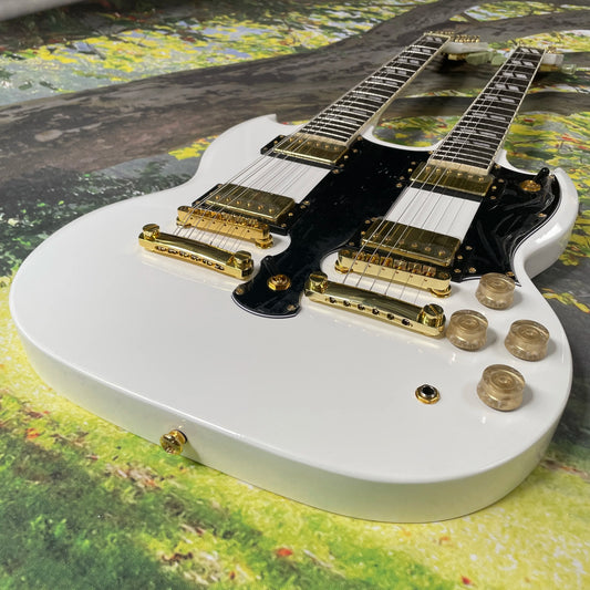 DOUBLE NECK 12+6 Guitar all color Free Ship stock
