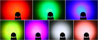 Yiflamefly 1/2/4Pcs 105W Beam Moving Head Lights 7x15W RGBW LED Stage Lights DMX512 Spot Lights For DJ Disco KTV Wedding Party