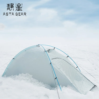 ASTA GEAR Qiusuo 2P Ultralight Tent Outdoor Camping Self-standing Tent 10D Nylon Waterproof Windproof Hiking Mountaineering