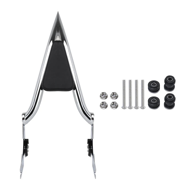 Motorcycle Rear Passenger Sissy Bar Backrest with Cushion Pad Detachable For Harley Sportster XL 1200 883 72 48 Iron 2004-2022