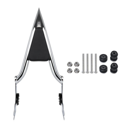 Motorcycle Rear Passenger Sissy Bar Backrest with Cushion Pad Detachable For Harley Sportster XL 1200 883 72 48 Iron 2004-2022