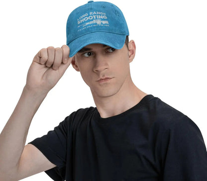 Funny Hat Long Ranges Shooting It's Like Golf But for Men Hat Men Dad Hats Cool Caps