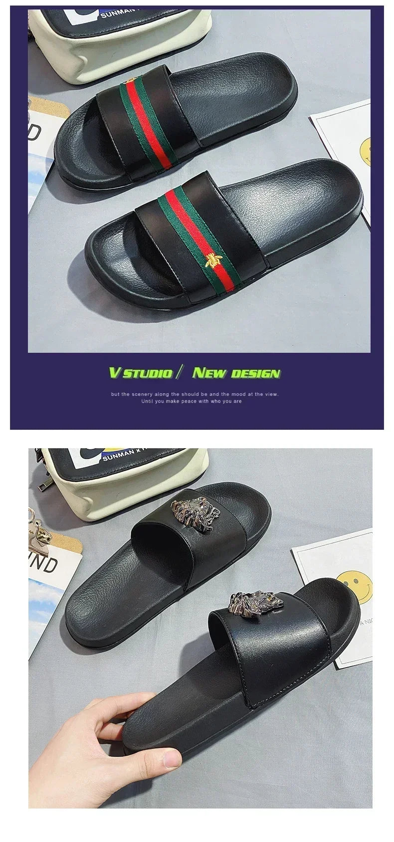 Outdoor Man Summer Slippers Indoor Sandals Men Casual Summer Brand Non-slip Wear-resistant Slippers for Men Ultra Soft Slides