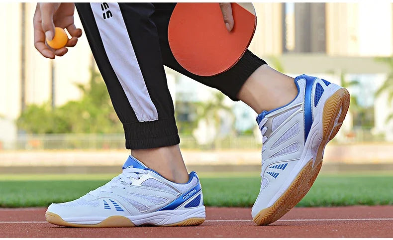 Men Table Tennis Shoes Non-slip Outdoor Breathable Competition Training Big Size Sneakers Handball Outdoor Boys Volleyball Shoes