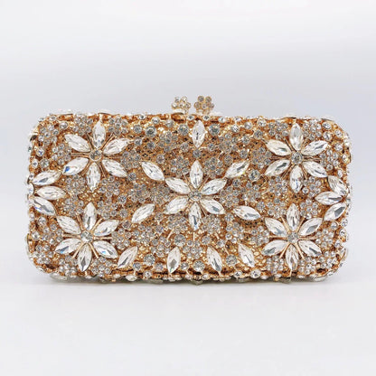 Diamond Dinner Hollow Rhinestone Banquet Clutch Bag Handtassen Dames Bolsos De Fiesta Para Mujer Boda Women's Rhinestone Handbag