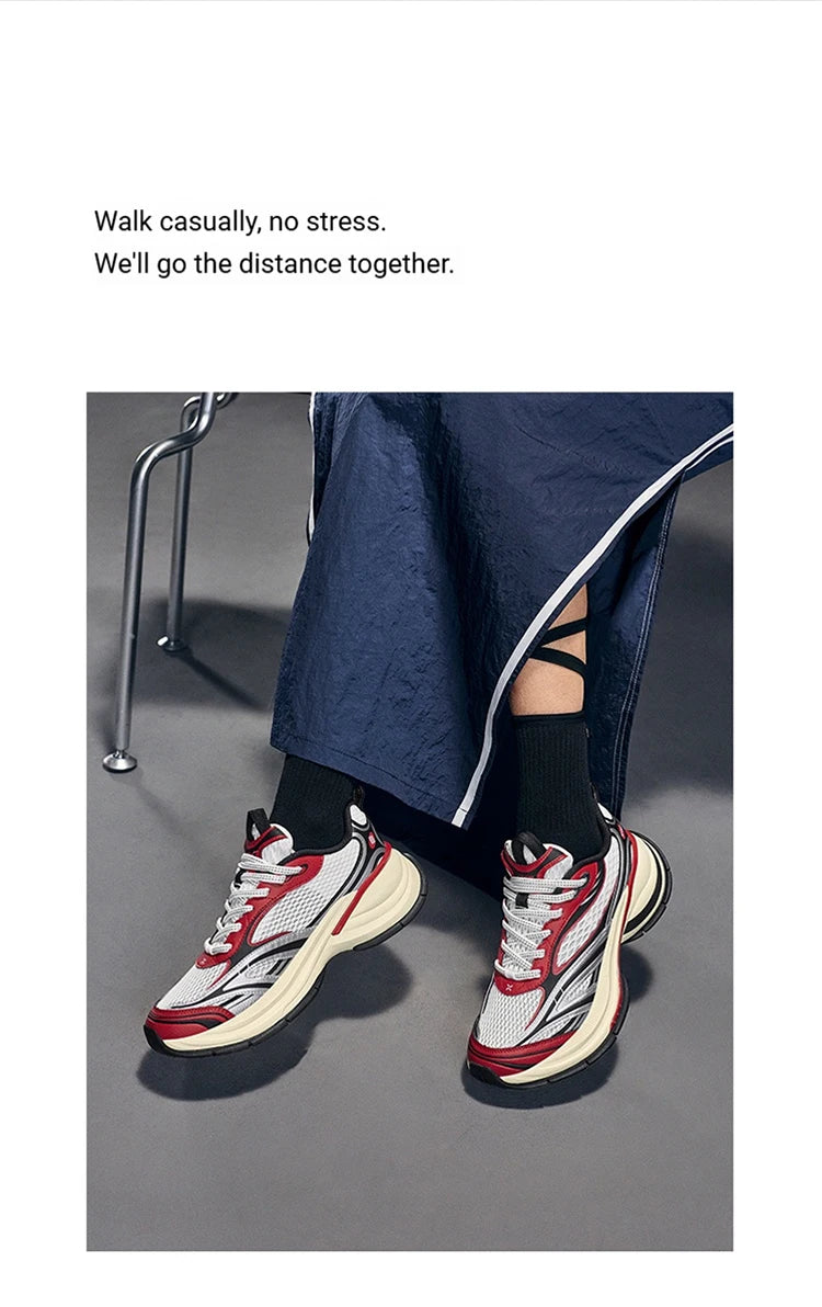 Xtep Basque 3 For Male Sneakers 2026 Spring Comfortable Retro Fashion Luxury Height-Increasing Sports Shoes 874219320001