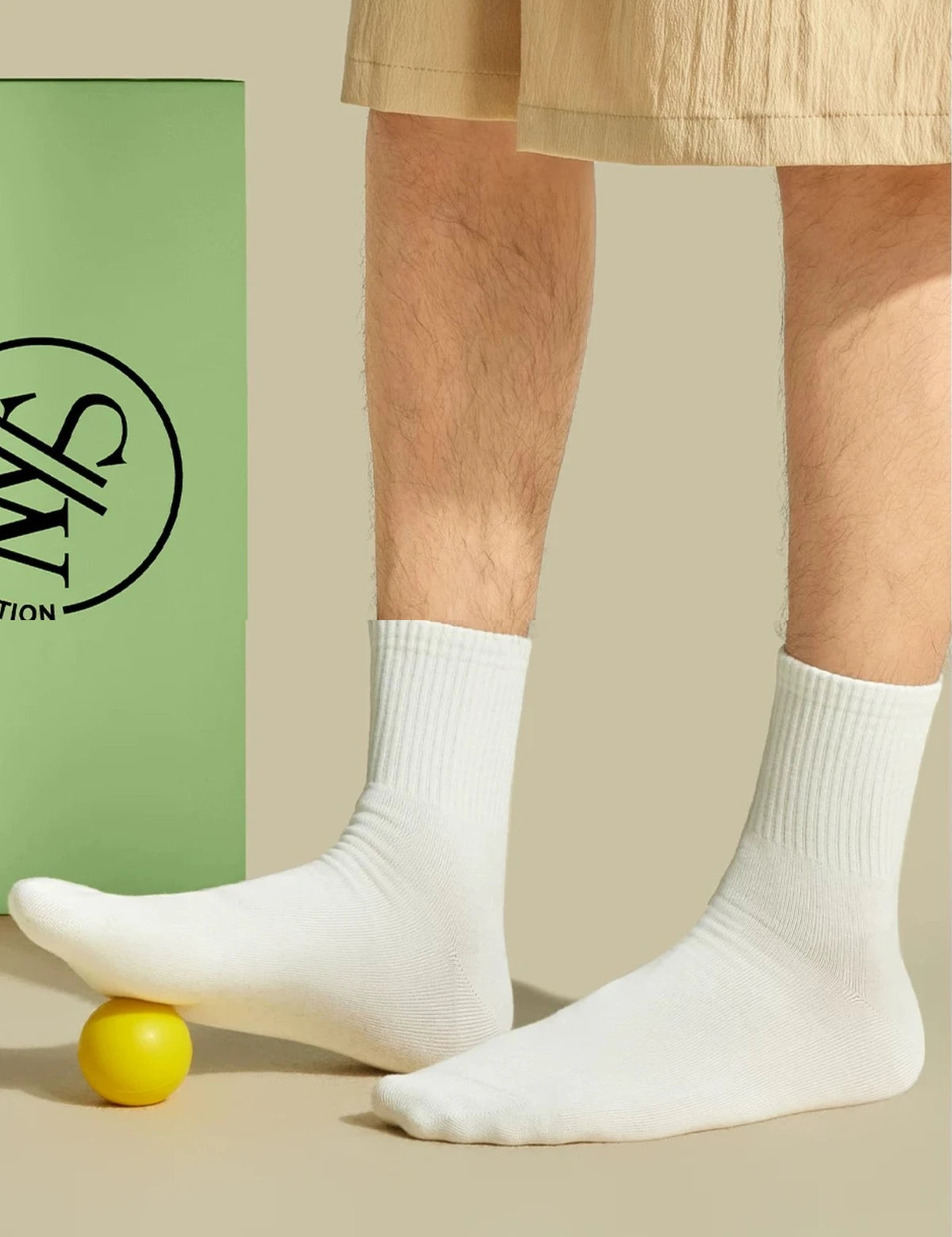 3/6Pairs of Plain Black and White Socks, Simple and Comfortable Mid-Calf Socks, Suitable for Autumn and Winter, Men's  Socks