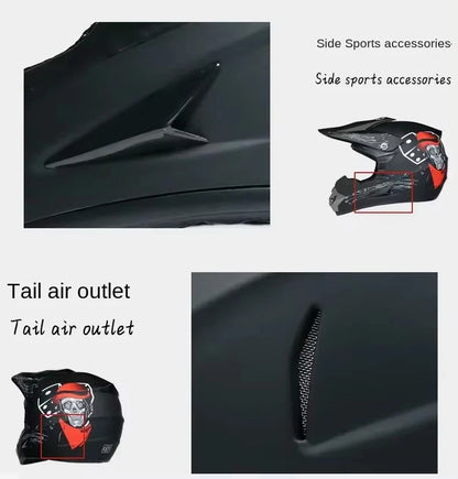 Motorcycle Helmet Youth Kids Child Full Helmet Children Helmets Motocross Casco Moto children Off-road Safety Protection DOT
