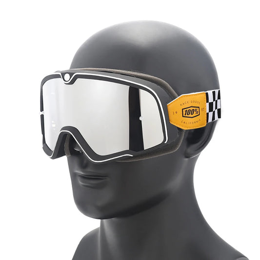 NEWEST Motorcycle Retro Goggles Skiing Glasses Outdoors Motocross Sunglasses Helmet Riding Racing Cafe Racing Mountain Bike ATV