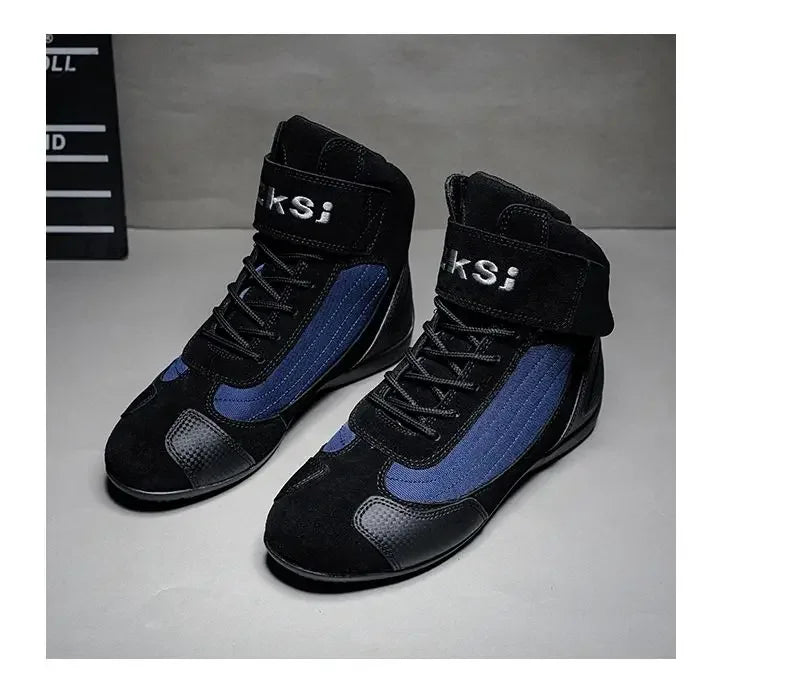Outdoor Motorcycle Riding Shoes Anti Slip Go Kart Training Shoes Motorcycle Travel Off-road Shoes for Men Motocross Boots