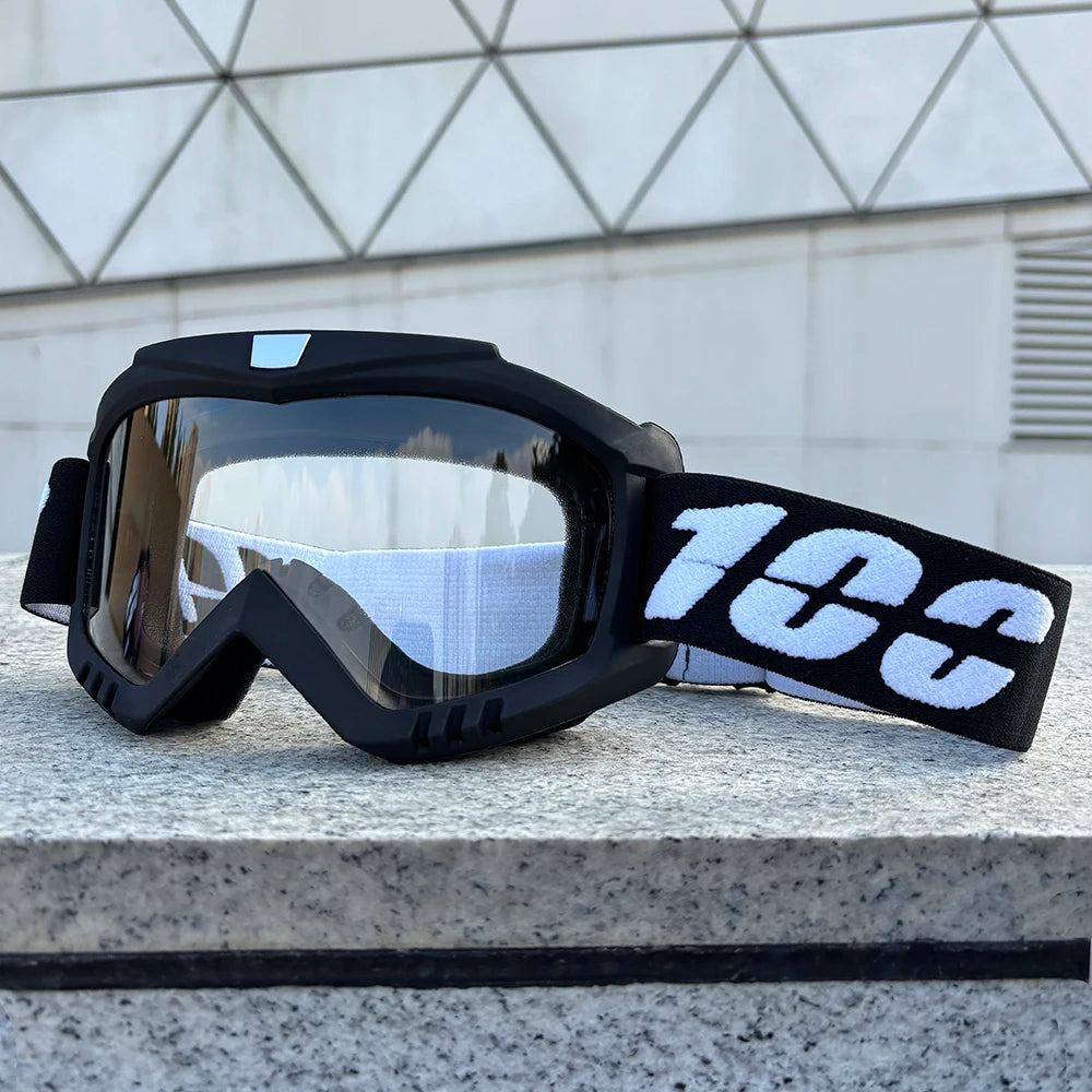 100 Motorcycle Goggles For Men Motocross Sunglasses Safety Protective MX ATV Ski Helmet Goggles vintage Driving Glasses