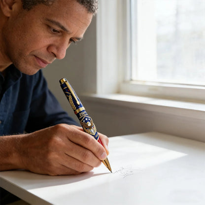 250th Anniversary Commemorative Ballpoint Pen 1776-2026 Commemorative Patriotic Engraved Gel Pen for Men Lawyers History Buffs