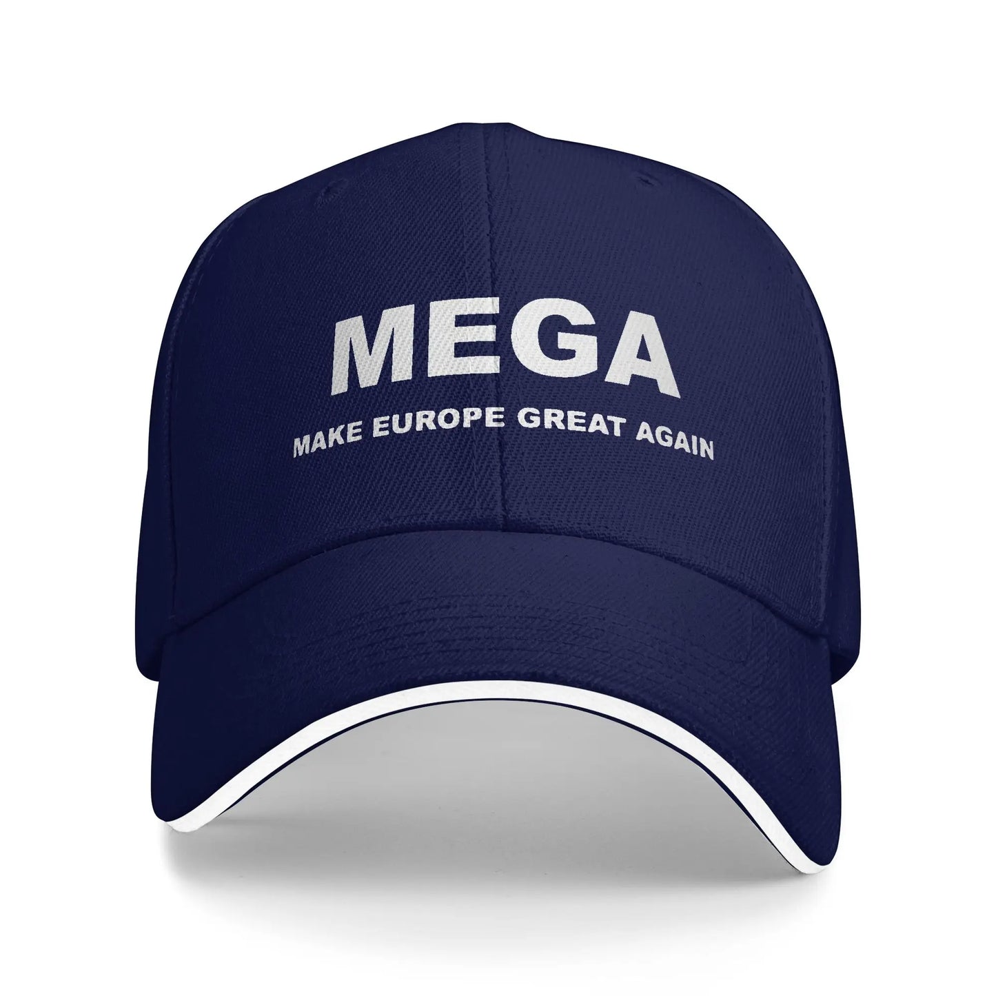 MEGA Make Europe Great Again Sun Baseball Cap Summer Women Men  Custom Trucker Hat Sun-Proof Casual Outdoor Sports Baseball Caps