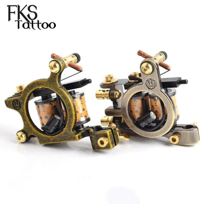 Special Price Handmade Tattoo Gun Wraps Coils Iron Frame Tattoo Machine Liner&Shader Beginner Tatu Gun For Tattoo Artist