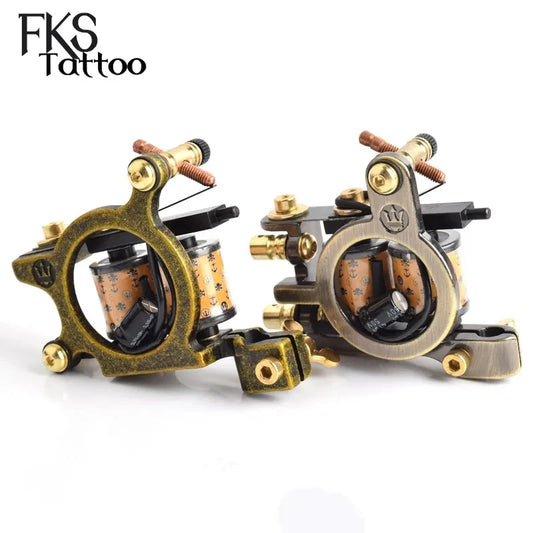 Special Price Handmade Tattoo Gun Wraps Coils Iron Frame Tattoo Machine Liner&Shader Beginner Tatu Gun For Tattoo Artist