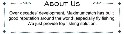 Maximumcatch Fly Fishing Reel 3/4/5/6/7/8 WT Large Arbor Die Casting Aluminum Fly Reel