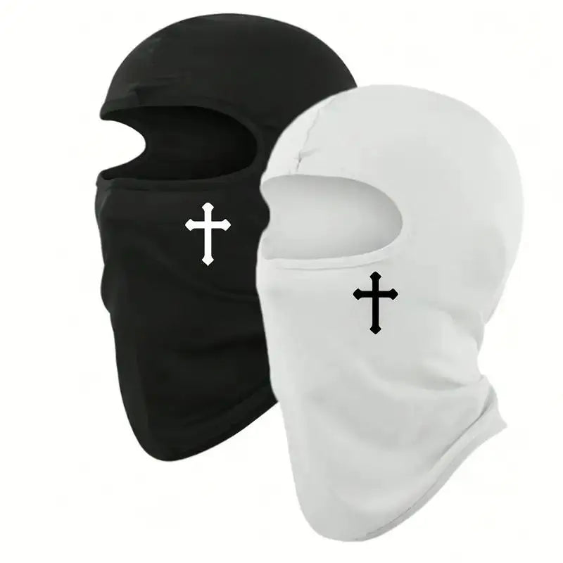 Christian Balaclava Cross Ski Mask Full Face Mask Cover Faith Shiesty Jesus Face Cover Breathable Men Women Sports Motorcycling