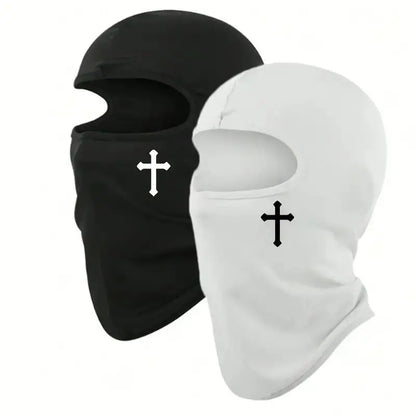 Christian Balaclava Cross Ski Mask Full Face Mask Cover Faith Shiesty Jesus Face Cover Breathable Men Women Sports Motorcycling