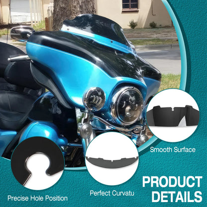 4'' 6"8'' Windshield Fairing Windscreen Cover For Harley Electra Street Glide Touring1996-2013 Black/Smoke