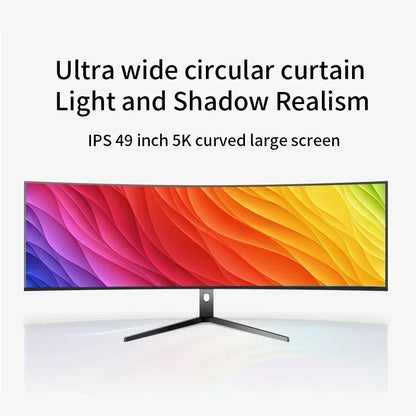 New Factory 4k monito 24 27 32 49 Inch Lcd monitos Curved Borderless Professional 4k Gaming monitos