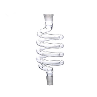 Dia18.8mm 14mm Spring Glass Spiral Part Twirl Glass Hookah Shisha Chicha Accessories Coil Glass Tube for Narguile Connector