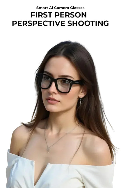 Multifunctional  Smart AI Camera Glasses with 8MP 140+ Languages Real-Time Translation Bluetooth Music 1080P Video Recording