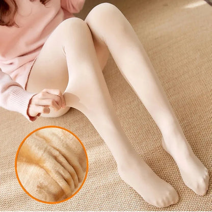 Thicken Thermal Tights Leggings Women Winter Fleece Velvet Thermo Stockings High Waist Elastic Slim Sexy