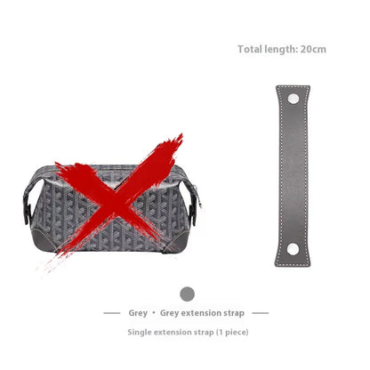 Handle Bag Extended Shoulder Strap for Goyard Bowling 25 Toiletries Bag Shoulder Replacement Strap Bag Modification Accessories