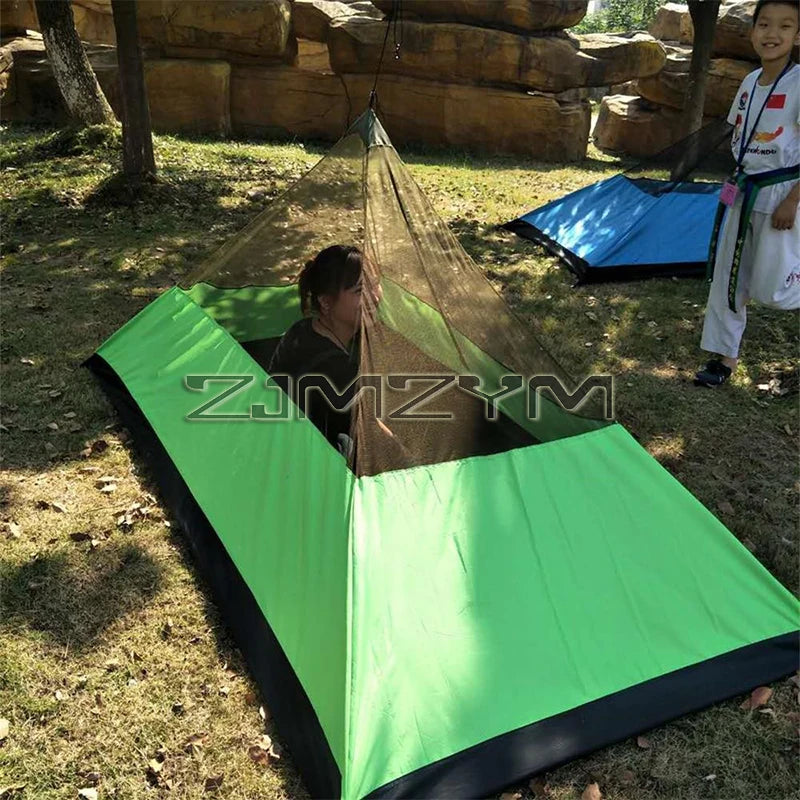 Hanging Inner Tent 1-2 Person Outdoor Camping Tent Anti Mosquito Net Breathable Summer Mesh Tent 220*150*100cm