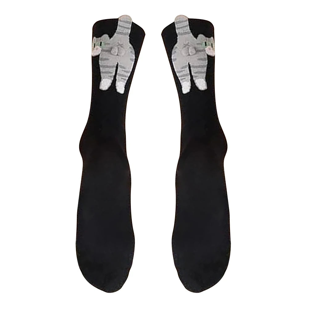 1/2/3Pair Cartoon Cute Cat Balls Cotton Socks Funny Cat Cotton Socks Breathable Soft Novelty Stocking Kawaii Gift Sock for Gifts