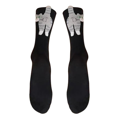 1/2/3Pair Cartoon Cute Cat Balls Cotton Socks Funny Cat Cotton Socks Breathable Soft Novelty Stocking Kawaii Gift Sock for Gifts