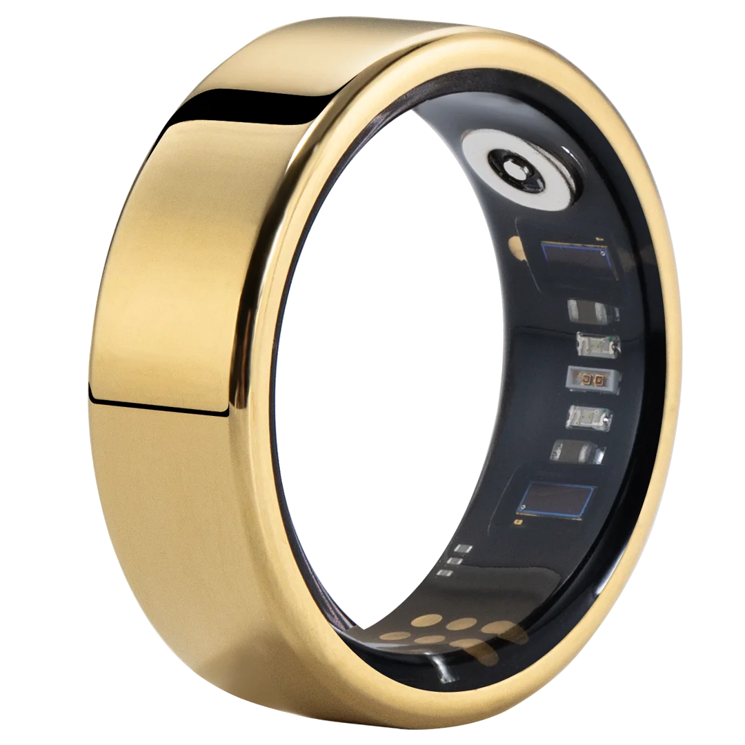 Amovan Nova Smart Ring Premium Quality AI Analysis GPS Sports Mode Heart Rate Blood Oxygen Stress Sleep Temperature Monitor