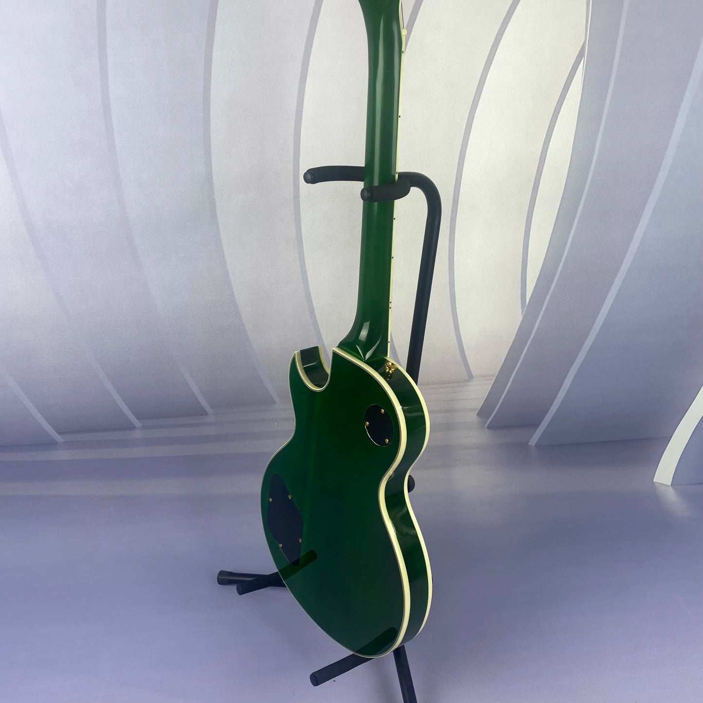 Shipped from the USA Brand New 6-String Green Big Flower Custom Electric Guitar