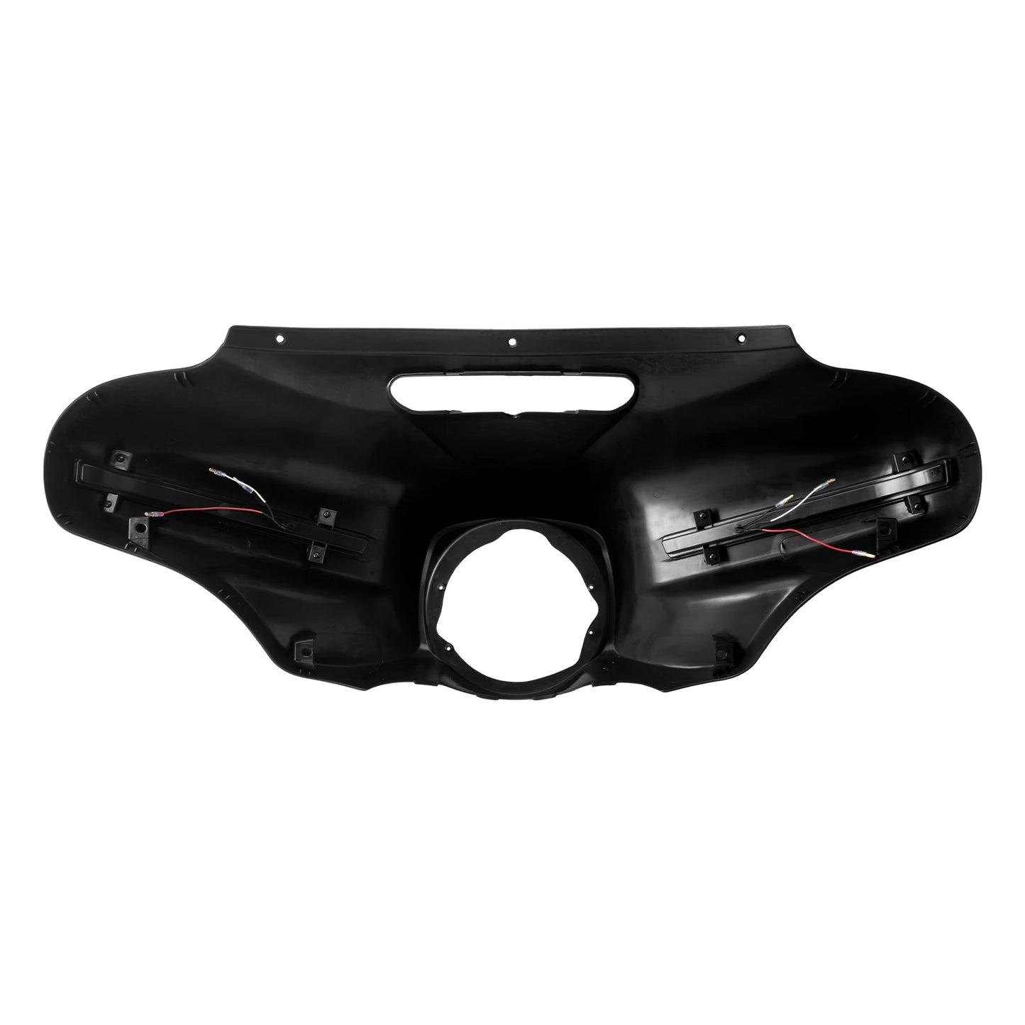 Motorcycle Front Headlight Fairing With LED Light Batwing Outer Cowl Cover For Harley Touring Street Electra Glide Ultra 2014-24