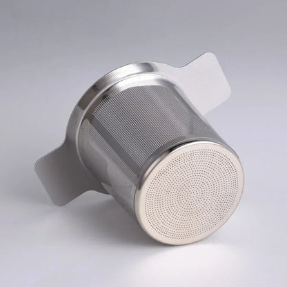 Loose Leaf Tea Infuser Stainless Steel Double Handle With Lid Fine Mesh Coffee Filter Hanging Cup Leak Proof Strainer‌