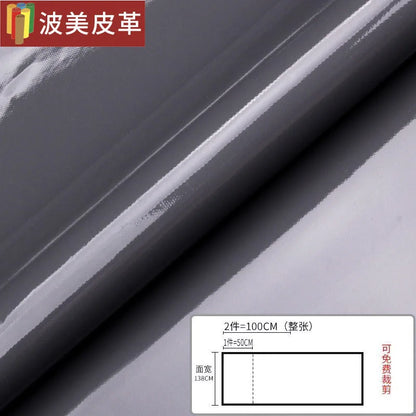 Pvc Patent Leather Fabric By The Meter for Jacket Skirt Bag Clothes Diy Sewing Cloth Waterproof Slightly Hard Wearable Glossy