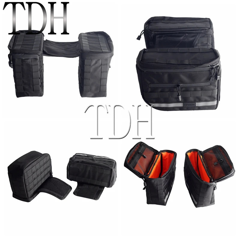 Motorcycle Saddlebag Side Tool Luggage Bag For Harley Dyna Softail Sportster XL Street Bob Low Rider FXD FXBB Travel Saddle Bags